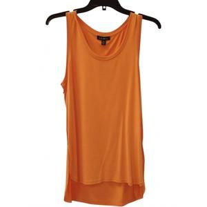 NEW TRIBAL women's u neck jersey tank top in papaya